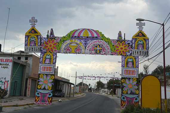 Festive arch in Mexico