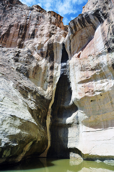 El Moro - Runoff and water tank.