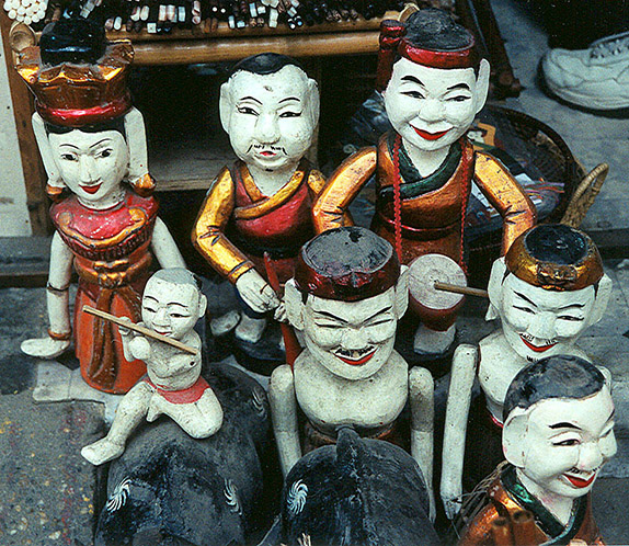 Hanoi, traditional water puppets
